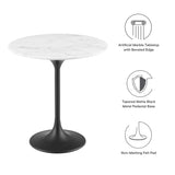 Lippa 20" Round Faux Marble Side Table by Modway