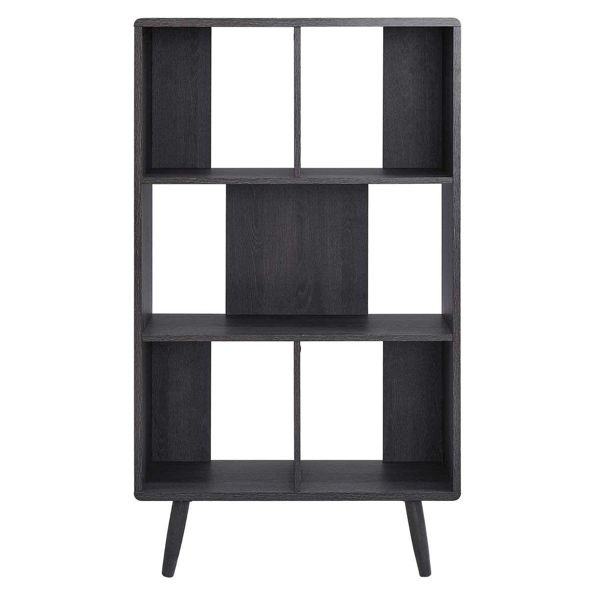 Transmit 5 Shelf Wood Grain Bookcase by Modway