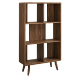 Transmit 5 Shelf Wood Grain Bookcase by Modway