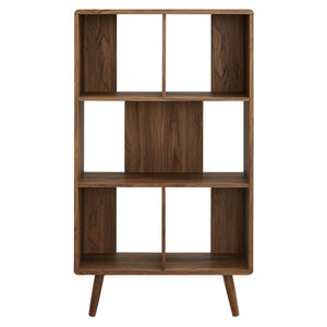 Transmit 5 Shelf Wood Grain Bookcase by Modway