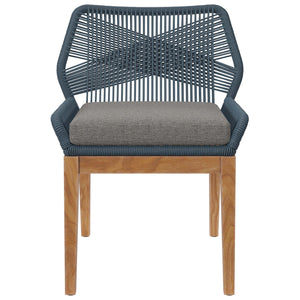 Wellspring Outdoor Patio Teak Wood Dining Chair by Modway