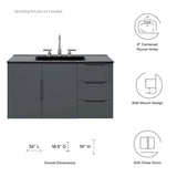Vitality 36" Bathroom Vanity by Modway