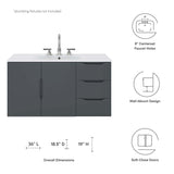 Vitality 36" Bathroom Vanity by Modway