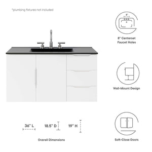 Vitality 36" Bathroom Vanity by Modway