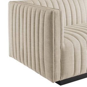 Conjure 6-Piece Channel Tufted Upholstered Fabric Sectional Sofa by Modway