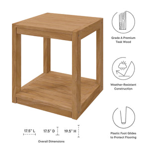 Carlsbad 6-Piece Teak Wood Outdoor Patio Set by Modway
