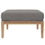 Clearwater Outdoor Patio Teak Wood Ottoman by Modway