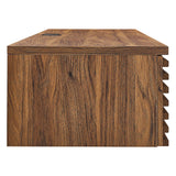 Render Wall Mount Wood Office Desk by Modway