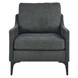 Corland Upholstered Fabric Armchair by Modway