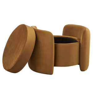 Nebula Upholstered Performance Velvet Ottoman by Modway