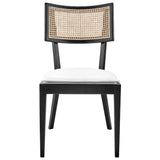 Caledonia Fabric Upholstered Wood Dining Chair Set of 2 by Modway