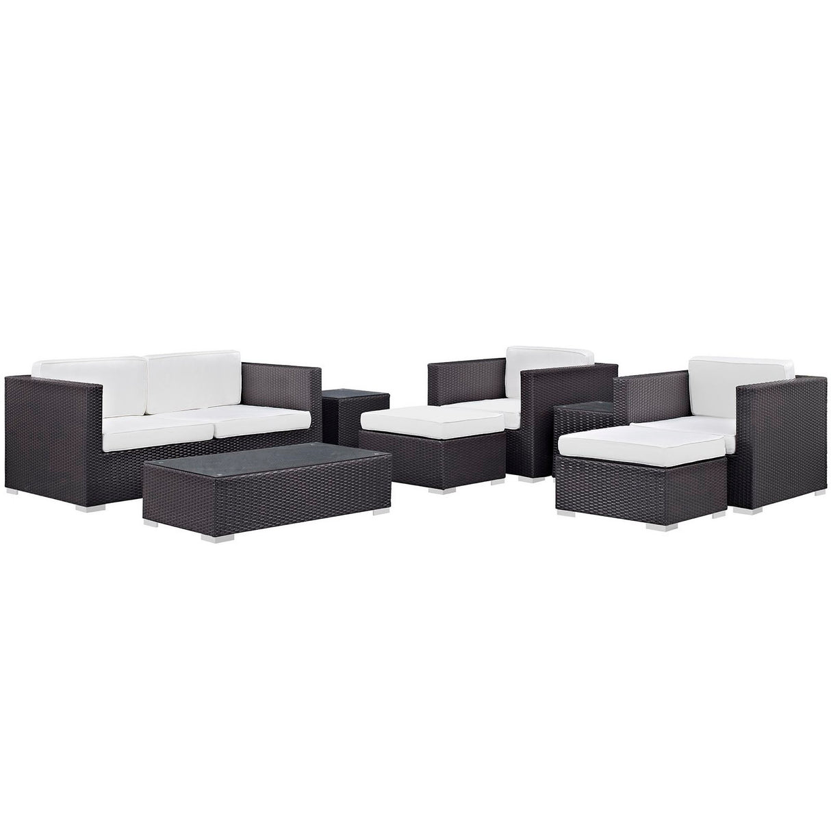 Venice 8 Piece Outdoor Patio Sofa Set by Modway