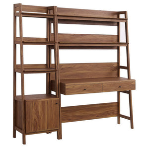 Bixby 2-Piece Wood Office Desk and Bookshelf by Modway