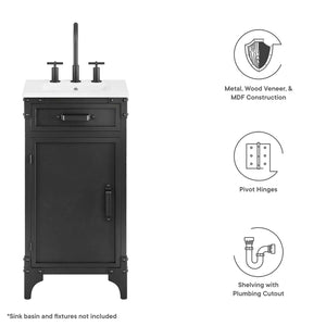 Steamforge 18" Bathroom Vanity Cabinet (Sink Basin Not Included) by Modway