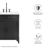 Steamforge 30" Bathroom Vanity Cabinet (Sink Basin Not Included) by Modway