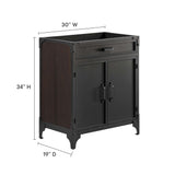 Steamforge 30" Bathroom Vanity Cabinet (Sink Basin Not Included) by Modway