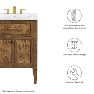 Elysian 24" Wood Bathroom Vanity Cabinet by Modway