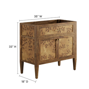 Elysian 36" Wood Bathroom Vanity Cabinet