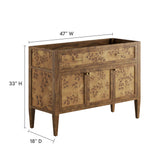 Elysian 48" Wood Bathroom Vanity Cabinet (Sink Basin Not Included) by Modway