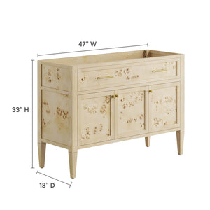 Elysian 48" Wood Bathroom Vanity Cabinet (Sink Basin Not Included) by Modway