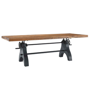 Genuine 96" Crank Adjustable Height Dining and Conference Table by Modway