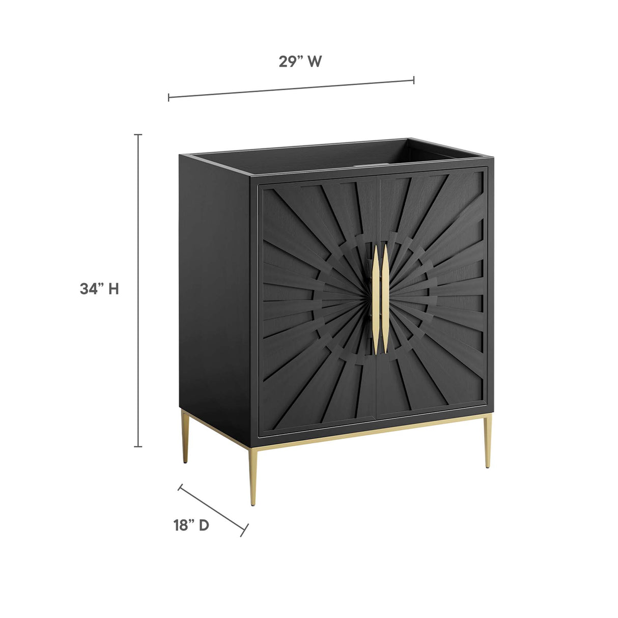 Awaken 30" Bathroom Vanity Cabinet by Modway