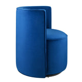 Della Performance Velvet Fabric Swivel Chair by Modway