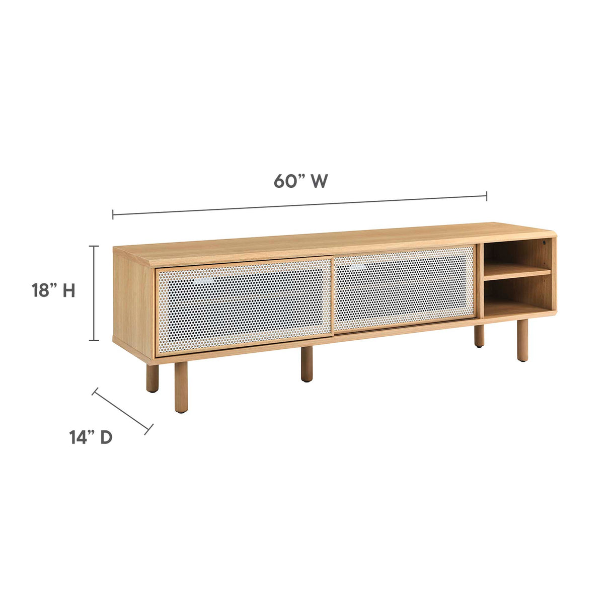 Kurtis 60" TV Stand by Modway