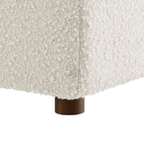 Commix Down Filled Overstuffed Boucle Fabric Ottoman by Modway
