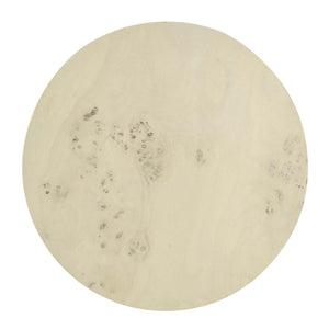 Cosmos 16" Round Burl Wood Side Table by Modway