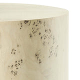 Cosmos 16" Round Burl Wood Side Table by Modway