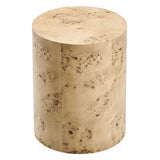Cosmos 16" Round Burl Wood Side Table by Modway