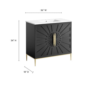 Awaken 36" Bathroom Vanity by Modway