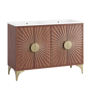 Daylight 48" Double Sink Bathroom Vanity by Modway