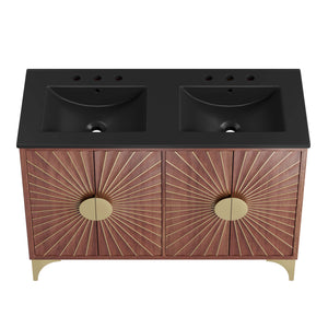 Daylight 48" Double Sink Bathroom Vanity by Modway