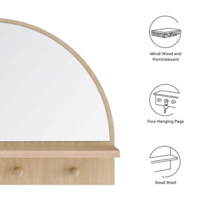 Moonbeam Arched Mirror by Modway
