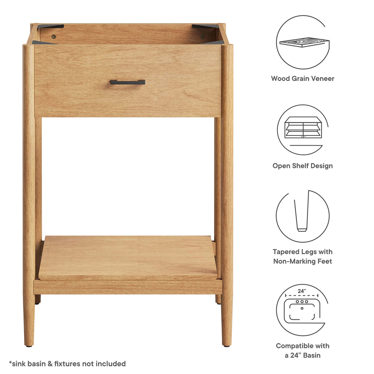 Zaire 24" Bathroom Vanity Cabinet by Modway