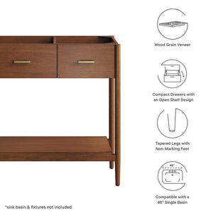 Zaire 48-Inch Single Sink Bathroom Vanity Cabinet