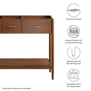 Zaire 48" Double Sink Compatible Bathroom Vanity Cabinet