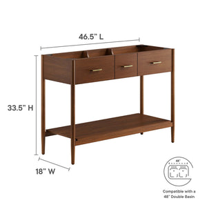 Zaire 48" Double Sink Compatible Bathroom Vanity Cabinet