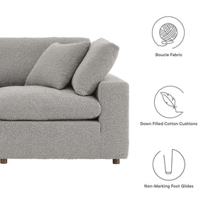 Commix Down Filled Overstuffed Boucle Fabric Loveseat by Modway
