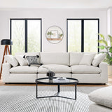 Commix Down Filled Overstuffed Boucle Fabric 3-Seater Sofa by Modway