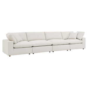 Commix Down Filled Overstuffed Boucle Fabric 4-Seater Sofa by Modway