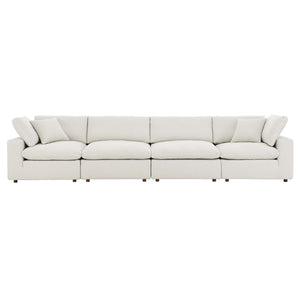 Commix Down Filled Overstuffed Boucle Fabric 4-Seater Sofa by Modway
