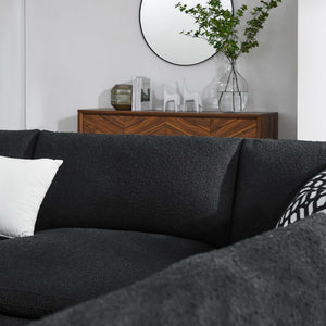 Commix 5-Piece Down Filled Overstuffed Boucle Fabric Sectional Sofa by Modway