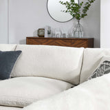 Commix 5-Piece Down Filled Overstuffed Boucle Fabric Sectional Sofa by Modway
