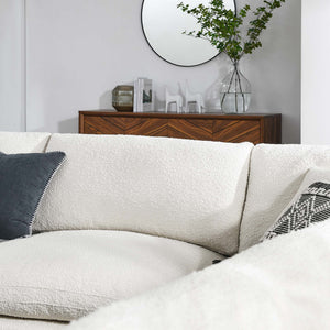 Commix 5-Piece Down Filled Overstuffed Boucle Fabric Sectional Sofa by Modway