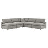 Commix 5-Piece Down Filled Overstuffed Boucle Fabric Sectional Sofa by Modway