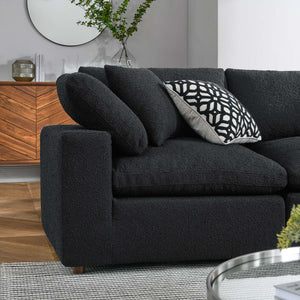 Commix 5-Piece Down Filled Overstuffed Boucle Sectional Sofa by Modway