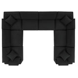 Commix 8-Piece Down Filled Overstuffed Boucle Fabric Sectional Sofa by Modway